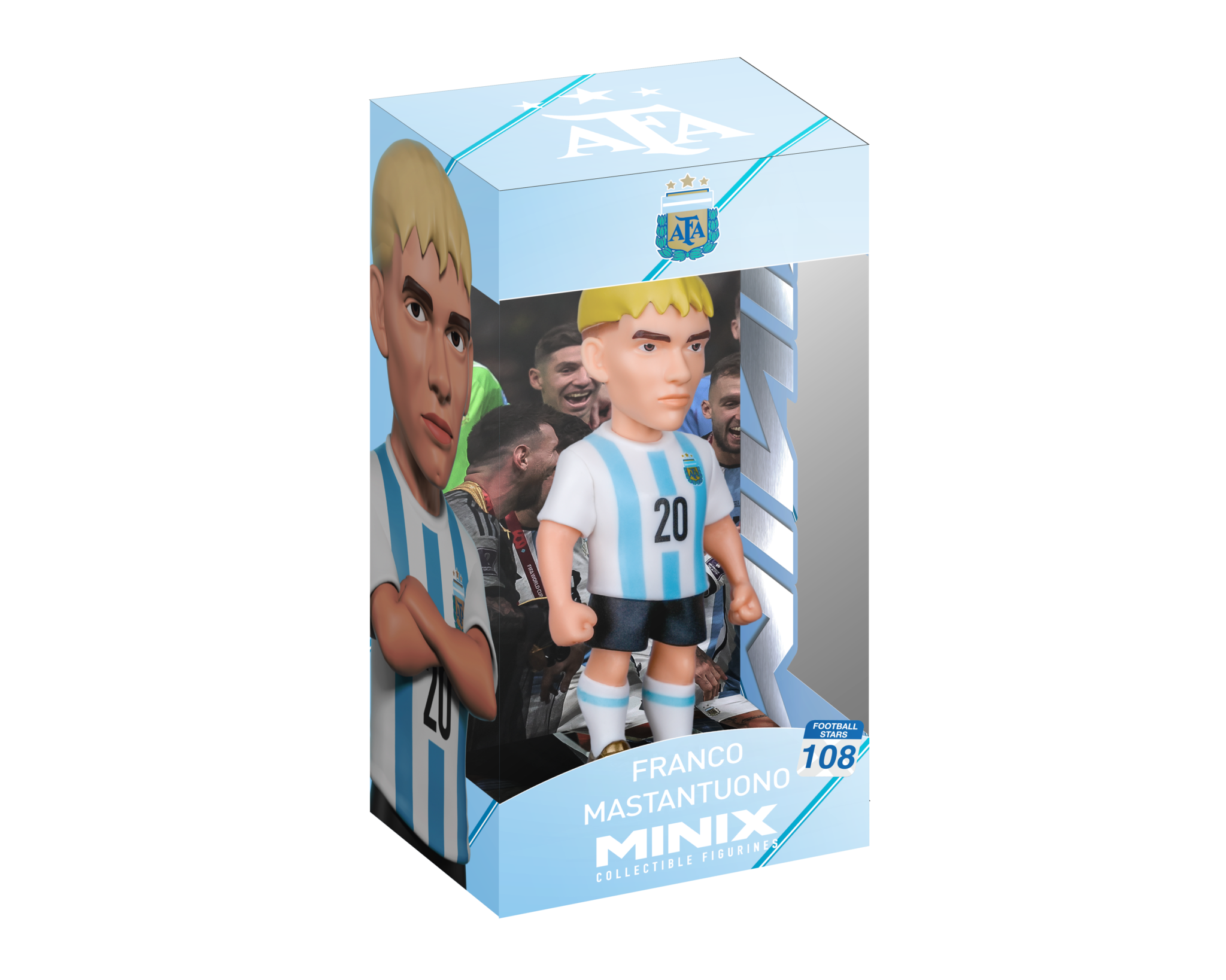Minix Franco Mastantuono Argentina No.20 12cm collectible figurine