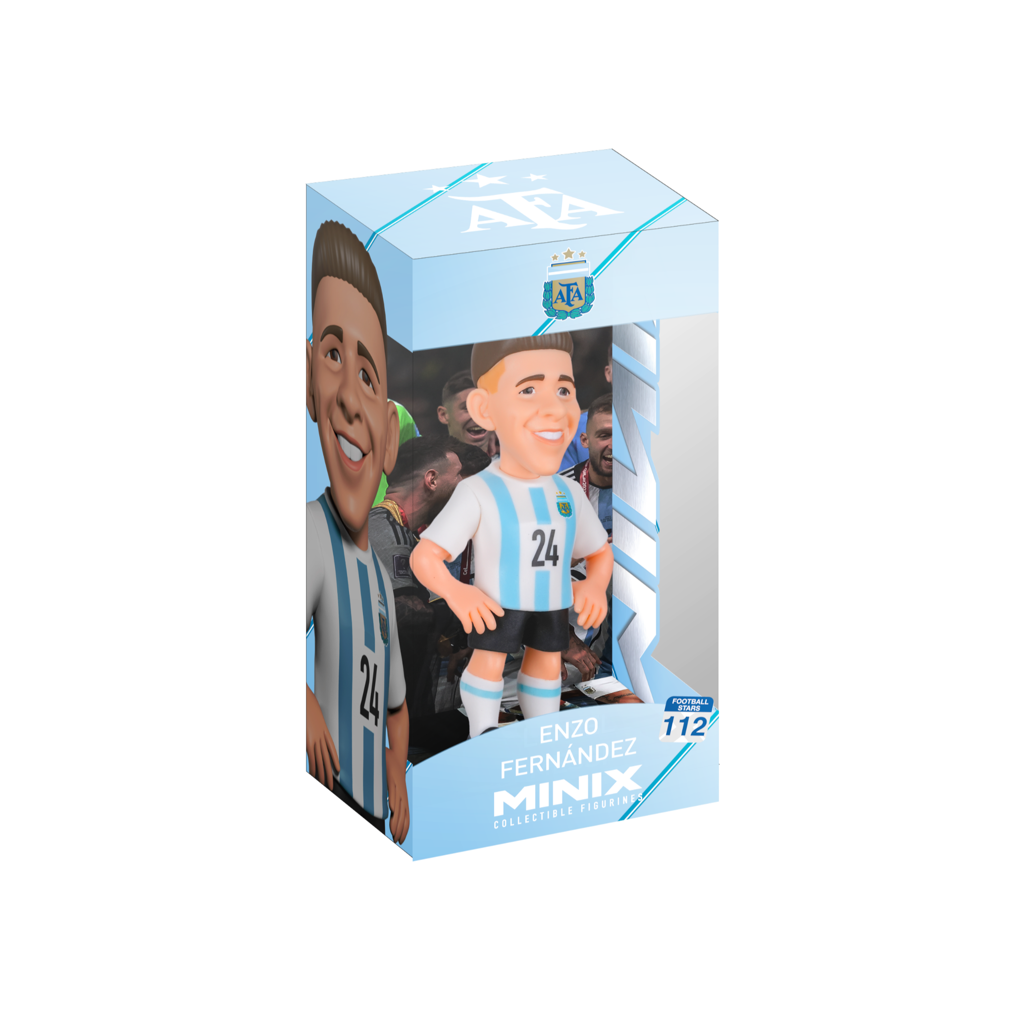 Minix Enzo Fernández Argentina figurine in national kit 12cm collectible