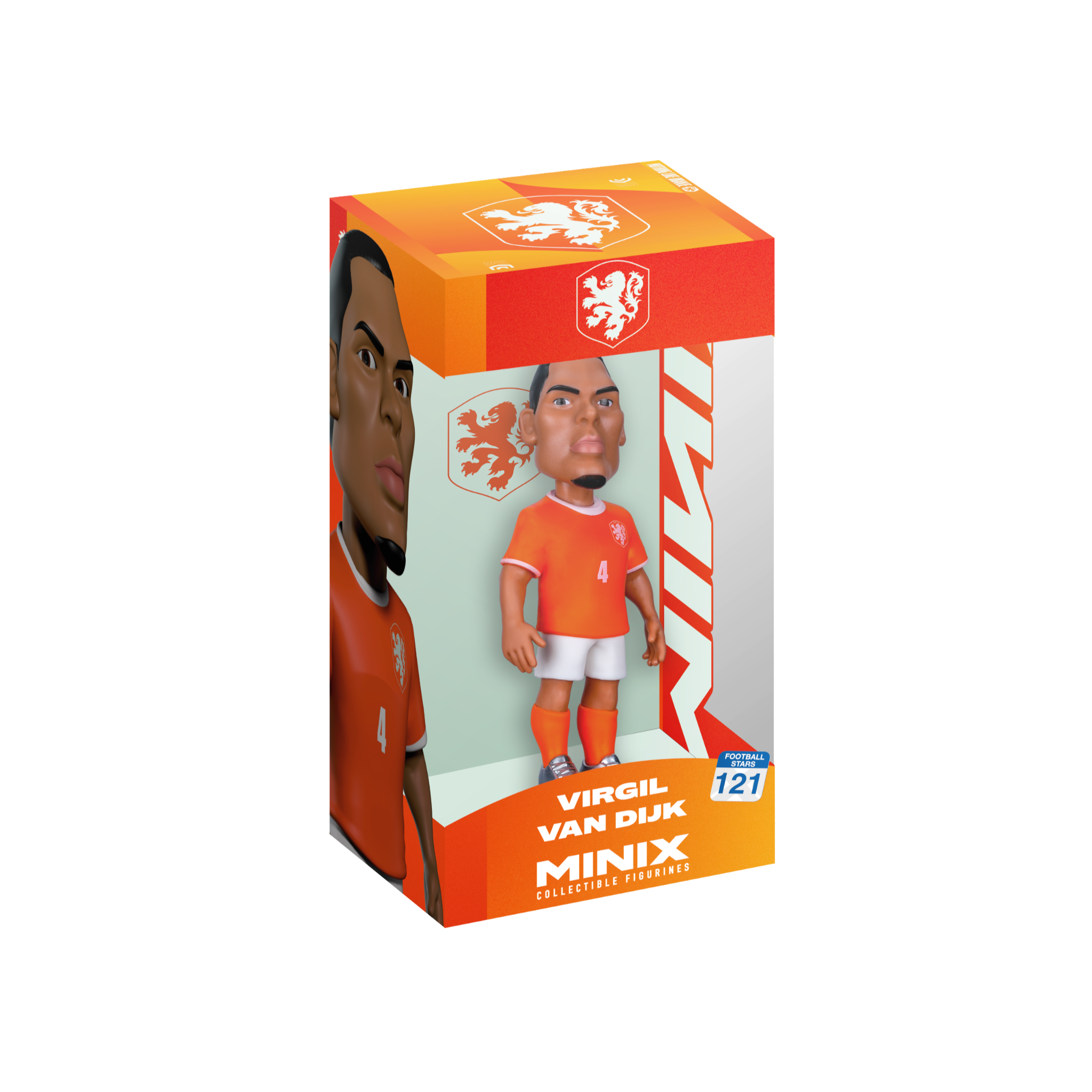 Minix Virgil van Dijk Netherlands 12cm collectible figurine in national team kit