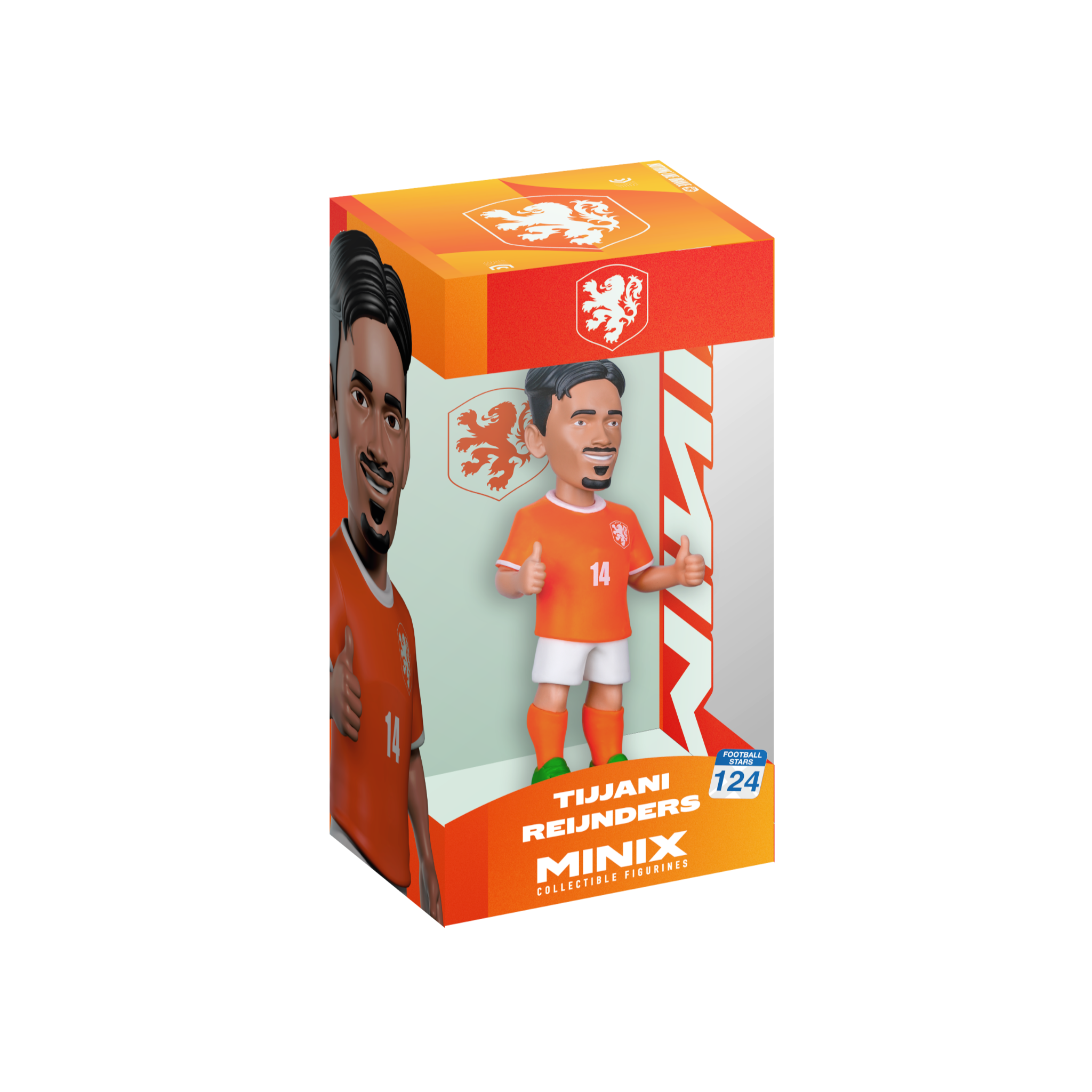 Minix Tijjani Reijnders Netherlands figurine in official kit, 12cm collectible for fans and collectors