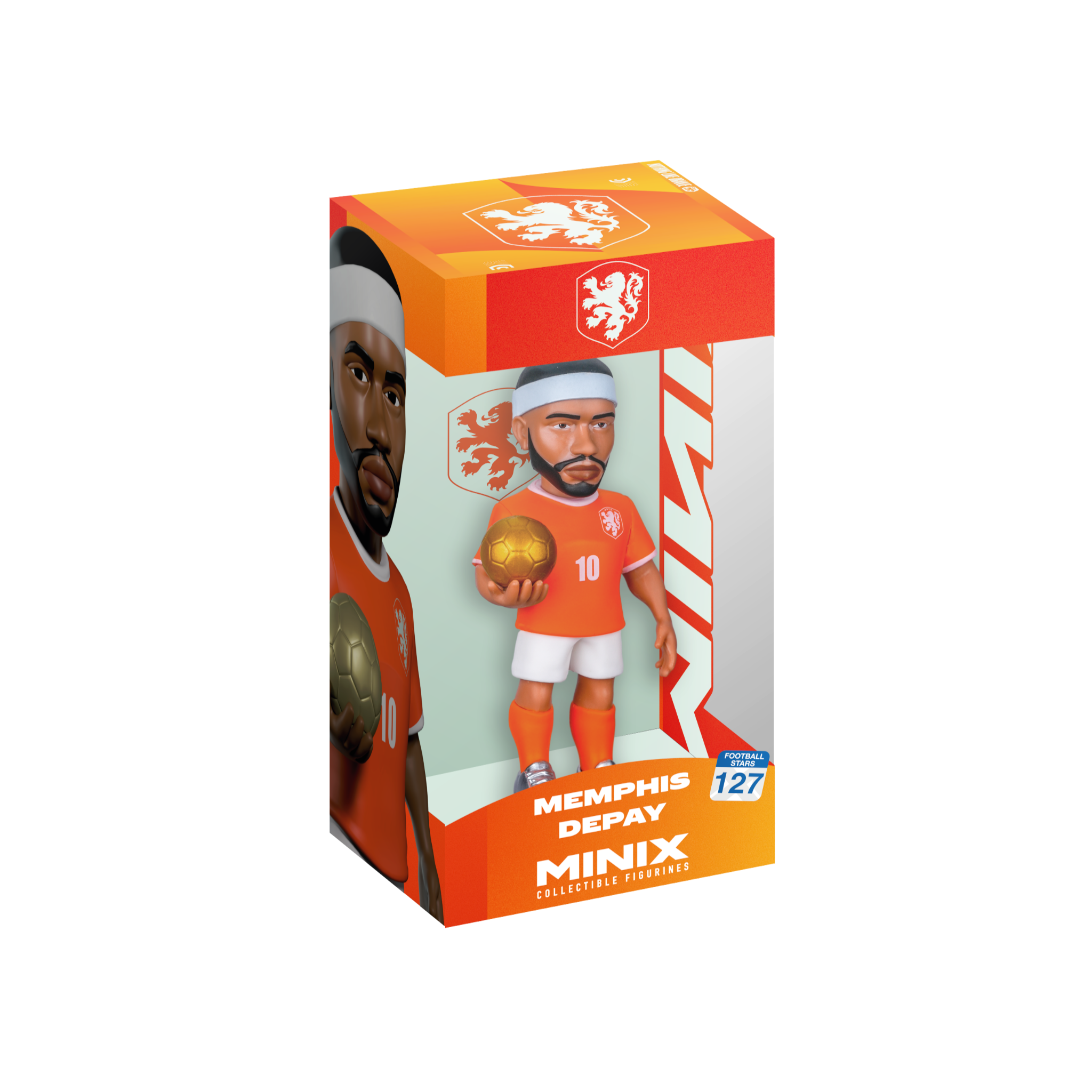 Minix Memphis Depay Netherlands figurine 12cm collectible in national team kit