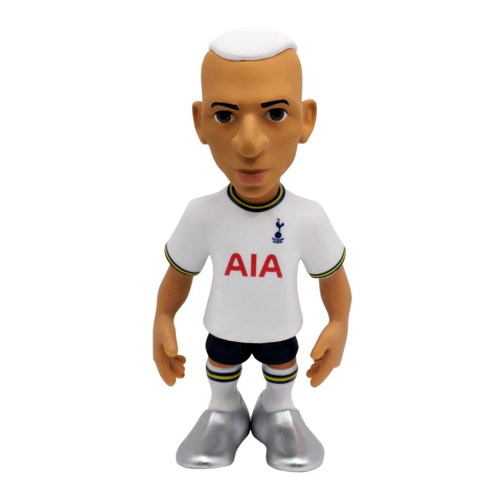 Minix Tottenham Hotspur FC collectible figurine wearing official Spurs white kit with AIA sponsor logo and silver boots.
