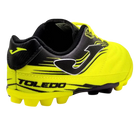 Joma Toledo Junior Molded 24 lightweight soccer shoes for kids with synthetic upper and rubber outsole
