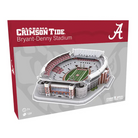 Alabama Crimson Tide Bryant-Denny Stadium 3D puzzle retail box showing 139 pieces