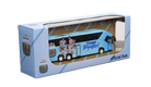 Argentina AFA Mini Team Bus miniature blue team coach with player graphics, shown in a branded display box
