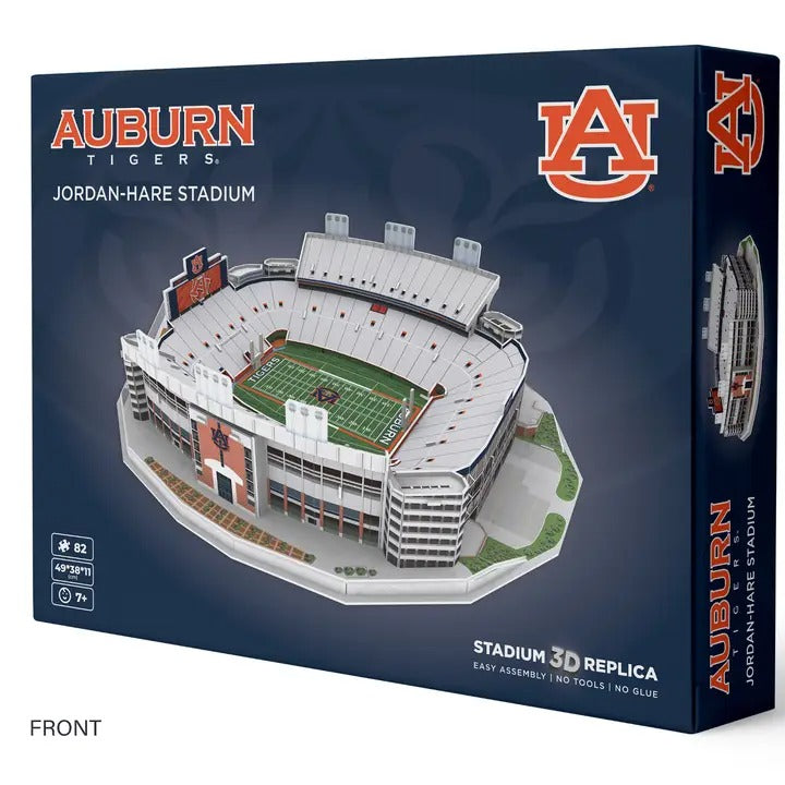 Auburn Tigers Jordan-Hare Stadium 82-piece 3D puzzle box front