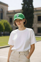 Club Santos Laguna Adjustable Cap in green with an embroidered team crest, curved bill and adjustable back strap