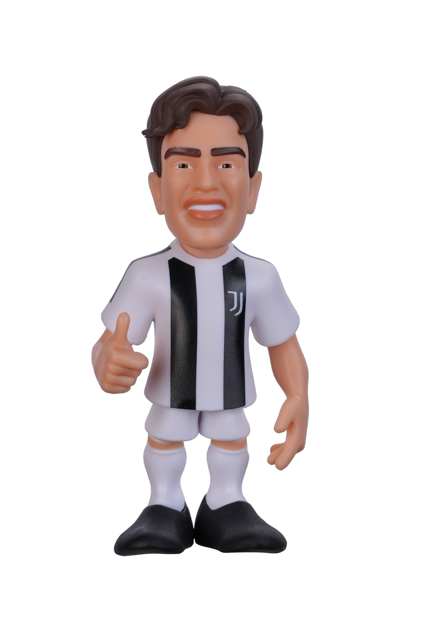 Juventus FC Minix 12cm collectible football player figurine in official black and white kit