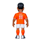 Minix Cody Gakpo figurine in an orange Netherlands jersey with number 11, white shorts and silver boots, viewed from behind