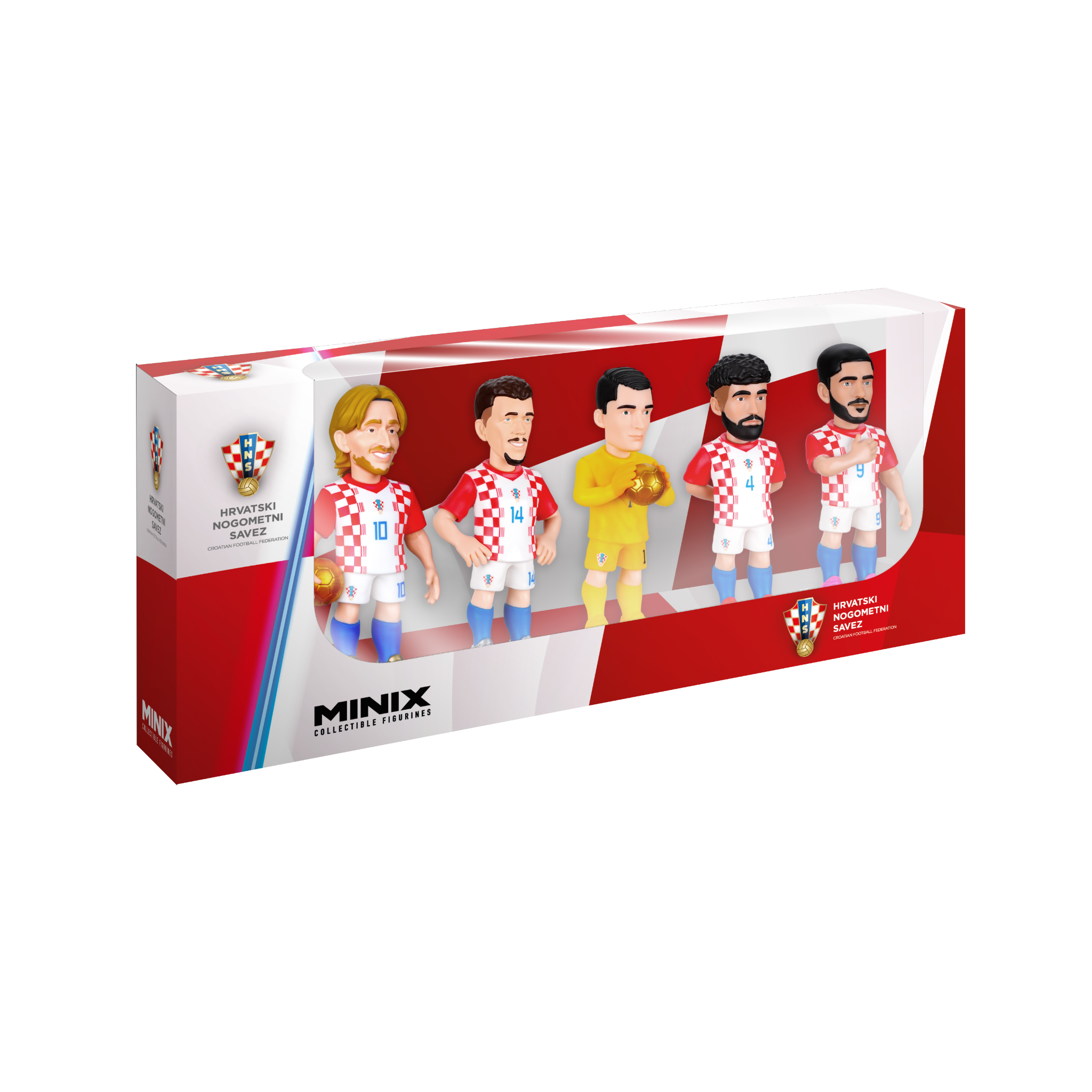 Minix Croatia national football team 5-pack collectible figurines