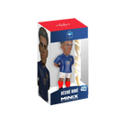 Minix Désiré Doué collectible figurine in a blue France number 12 kit, shown inside its branded display box