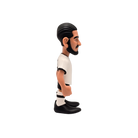 Minix İlkay Gündoğan Germany Figurine with black swept-back hair, beard, white jersey with black trim and black shorts