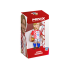 Minix Luka Modrić collectible figurine in a red-and-white Croatia checkerboard kit, displayed inside branded packaging