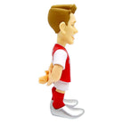 Minix Martin Ødegaard Arsenal collectible figurine with brown hair, red and white kit, red socks and silver boots