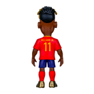 Minix Nico Williams Spain football figure in a red number 11 jersey, blue shorts and red socks, shown from behind