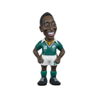 Minix Pelé New York Cosmos Figurine with a smiling footballer in a green jersey, white shorts, and green socks