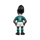Minix Pelé New York Cosmos Figurine shown from behind, wearing a green number 10 shirt, white shorts and green socks