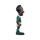 Minix Pelé New York Cosmos Figurine in a green and white football kit, with sculpted hair and black boots