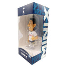 Minix Son Heung-min Tottenham Hotspur figurine in a white kit with navy trim, displayed in a blue window box