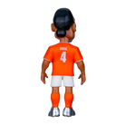 Minix Virgil van Dijk Netherlands figurine in an orange number 4 jersey, white shorts, orange socks and silver boots
