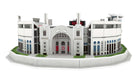 3D replica puzzle of Ohio State Ohio Stadium with scarlet and gray colors and detailed stadium features