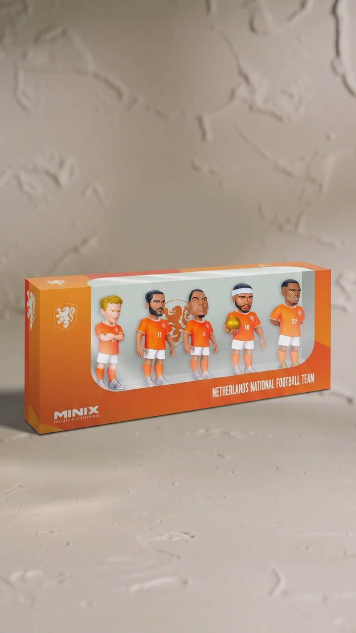 Minix Netherlands 5-Pack Official Football Collectible Set of 5