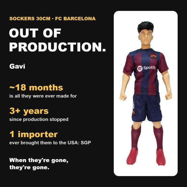 Sockers Gavi 30cm figure, out of production