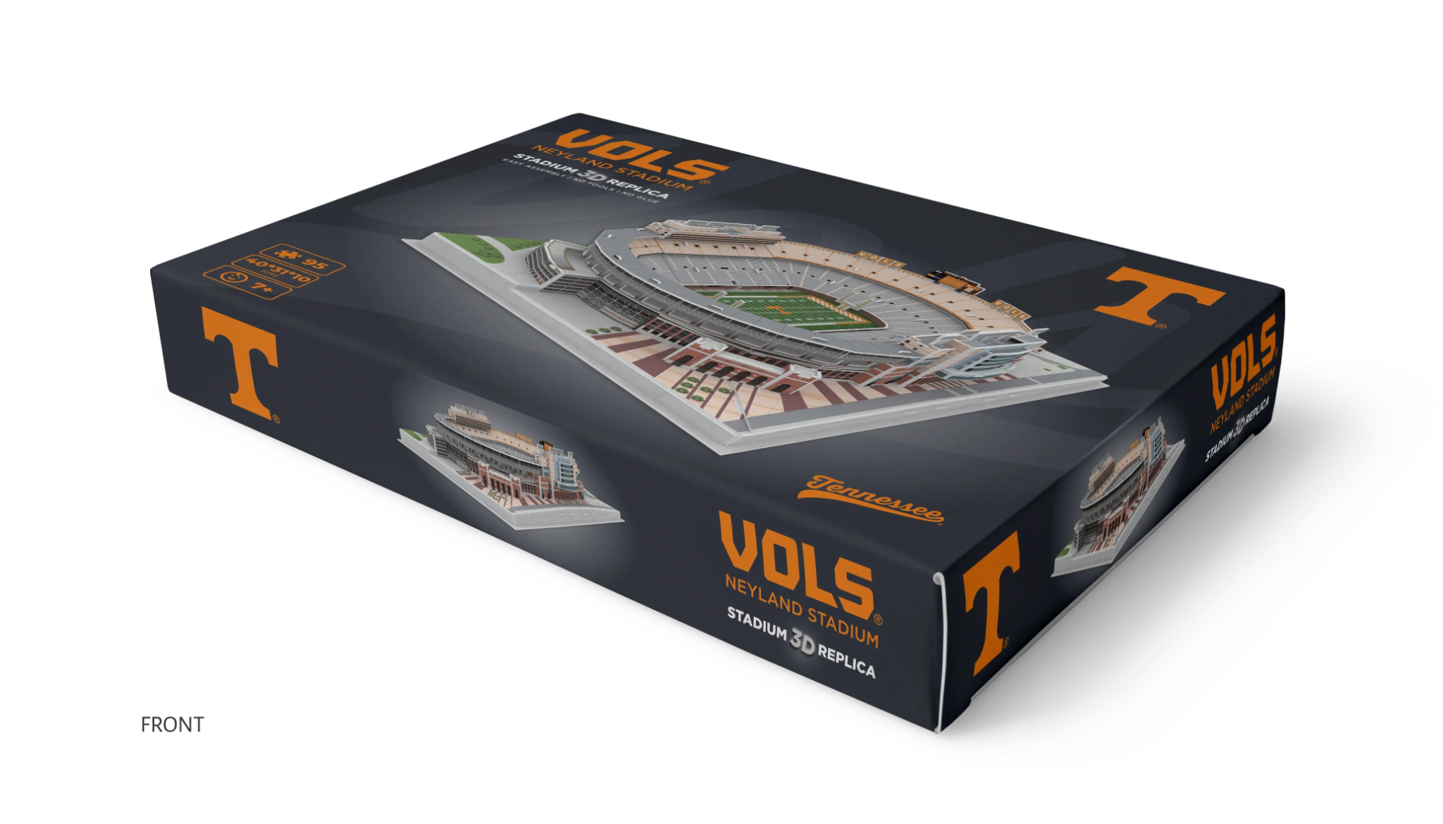 Tennessee Volunteers Neyland Stadium 3D puzzle box angled product view