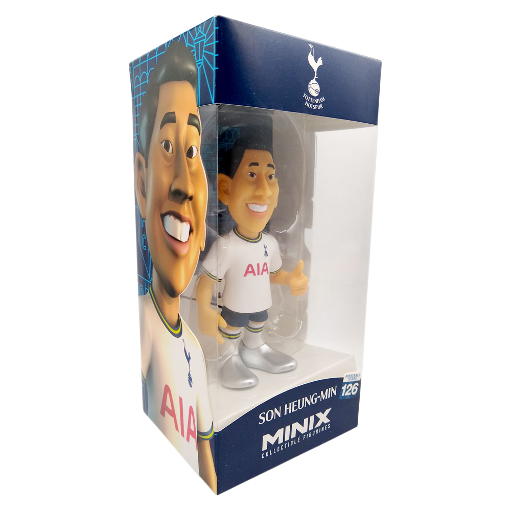 Minix Tottenham Hotspur FC Son Heung-Min collectible figurine in official Spurs kit and packaging