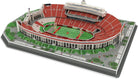3D replica puzzle of USC Trojans Los Angeles Memorial Coliseum stadium with cardinal and gold colors