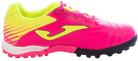 Joma Toledo Junior kids turf soccer shoes in bright colors with durable, cushioned design for grip and comfort on artificial fields
