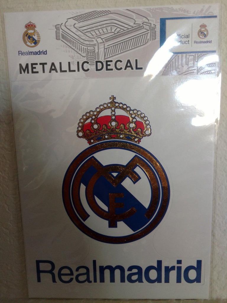 SOCCER EUROPE CLUB OFFICIALLY LICENSED METALLIC DECALS - Sport Gear Plus 